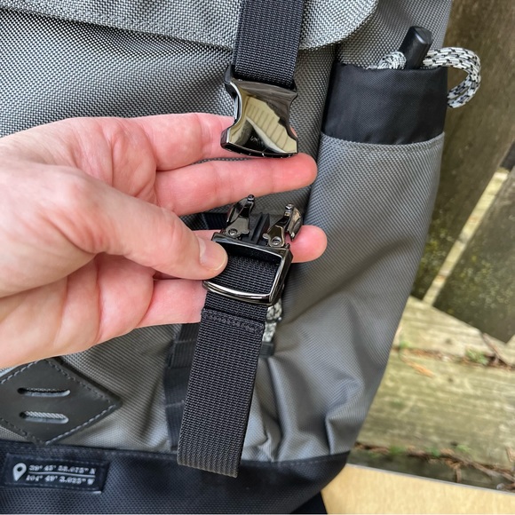 Gobi Getaway Gray & Black Unisex Backpack NWOT - Picture 5 of 16